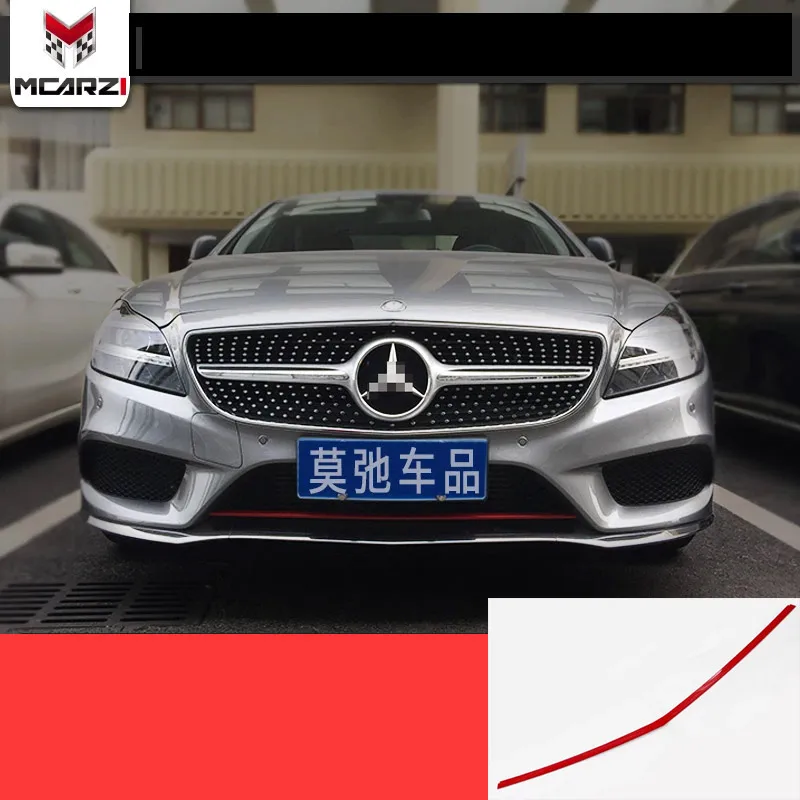 1 шт. декоративная наклейка на переднюю и нижнюю решетку автомобиля Mercedes Benz 2016 2017