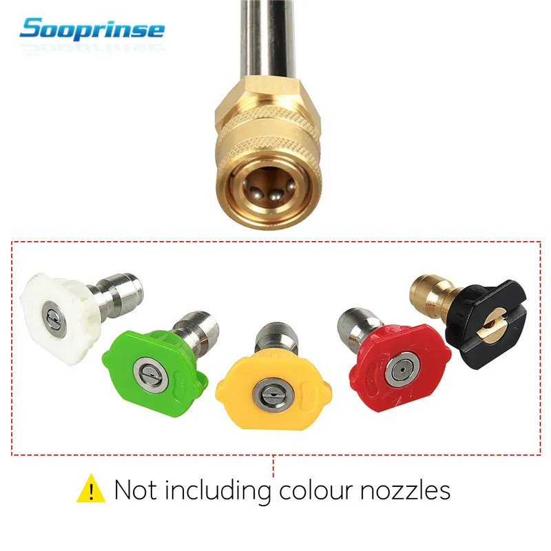 Sooprinse pressure Car Washer Gun Pressure Washer Wand Extension ,Replacement Lance 16