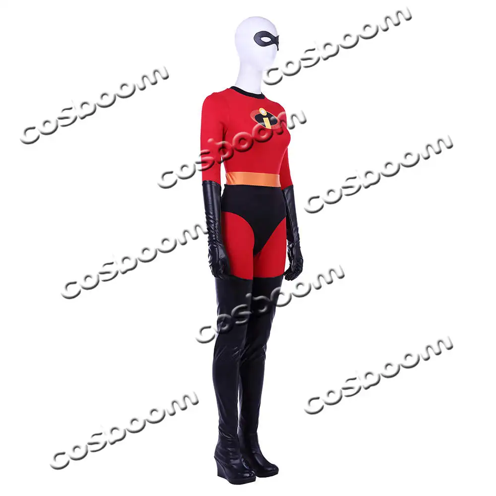 Incredibles 2 Mrs.incredible elastigirl suit cosplay costume03