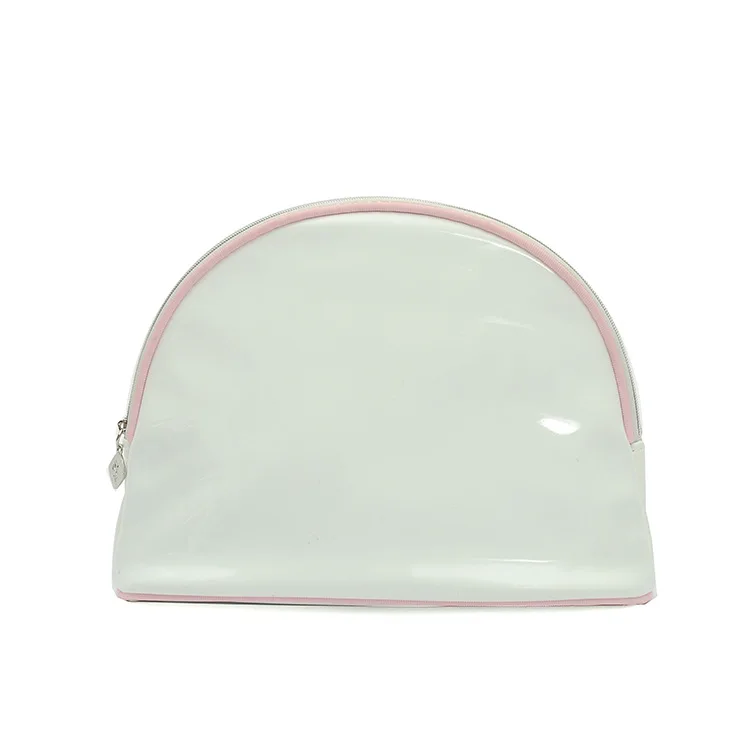 

Korean version of the new mirror leather cosmetic bag ladies wash bag fashion white storage bag dinner bag