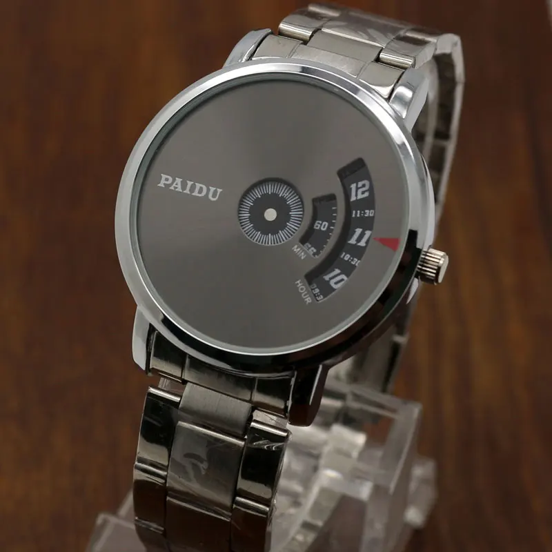 

New Design PAIDU Fashion Casual Wrist Watch for Men Minimalist Stainless Steel Strap Men's Wristwatch Dress Watch