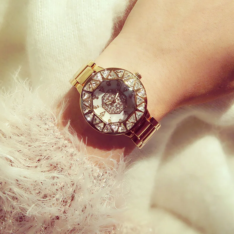 

2017 New Women Watches New Design montre Luxury Diamond Elegant Watches Rhinestone Wristwatches Relogios Femininos saat ZDJ24