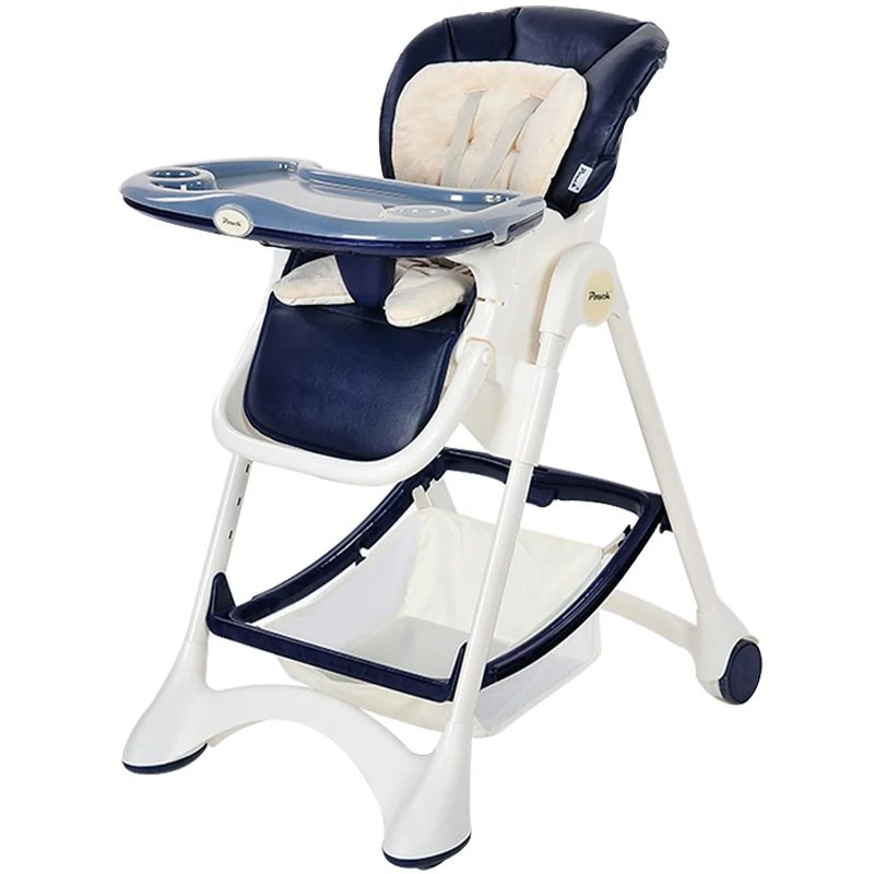  Pouch European Baby Chairs Children's Multifunctional BB Chair Foldable Portable Dining Tables and 