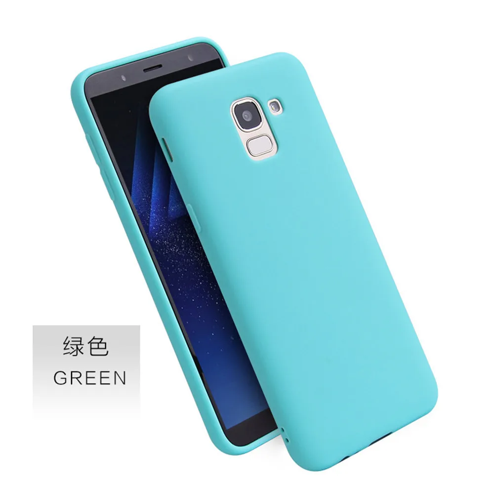 

Candy Macaron Cases For Samsung Galaxy J4 J6 Plus J8 S8 S9 S8 Plus Note 8 9 A6 A8 A9 A7 A750 2018 J7 Duo Max Soft Silicone Cover