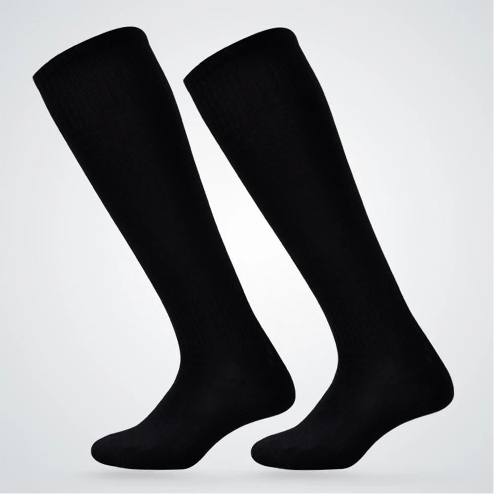 

Solid Athlete Football Socks Men Baseball Basketball Over Knee Rugby Long Polyester Thigh High Sports Stockings Thicken Bottom