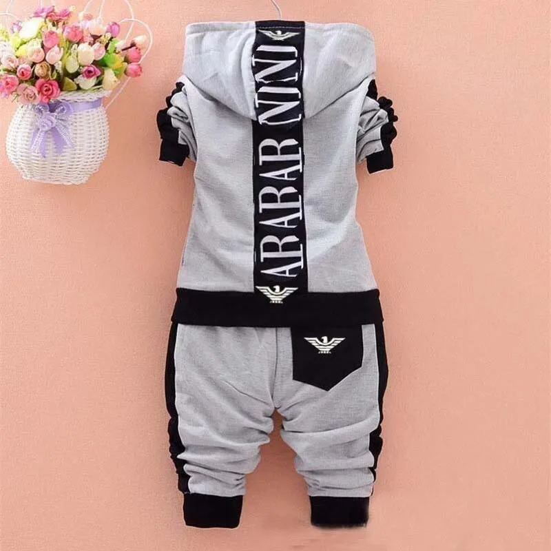 

Baby Clothing Set Long Sleeve Baby Boys Set Autumn Winter Hooded Sweatshirts+Pant Baby Boy Clothing Sport Kid Clothes Suit