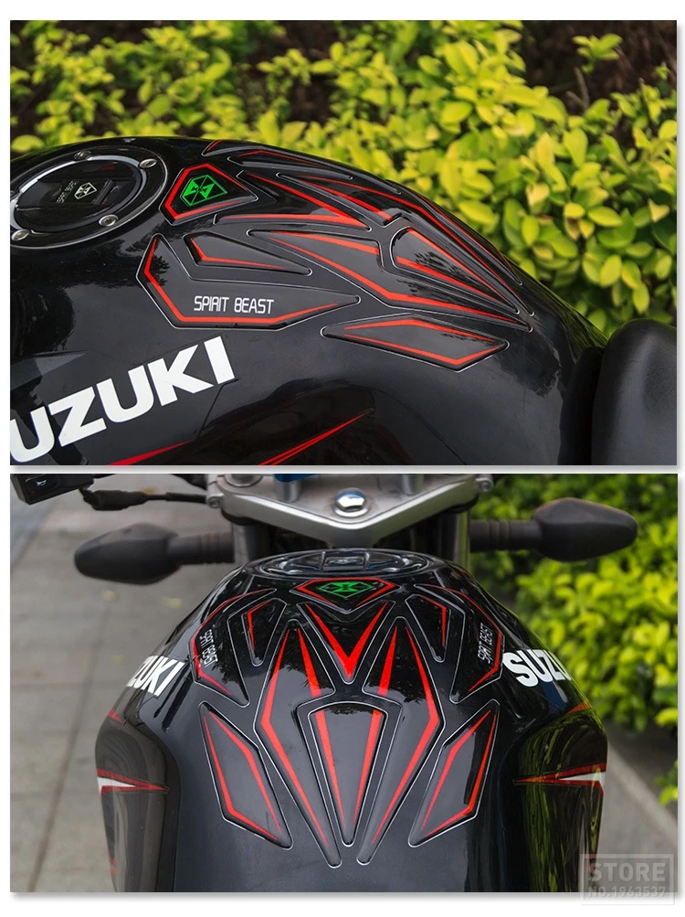Дух зверя, мотоциклетная наклейка, для мотоцикла, для мотоцикла, для газа, для бака, для мотоцикла, для мотоцикла, наклейки, протектор, Накладка для Honda Yamaha Kawasaki