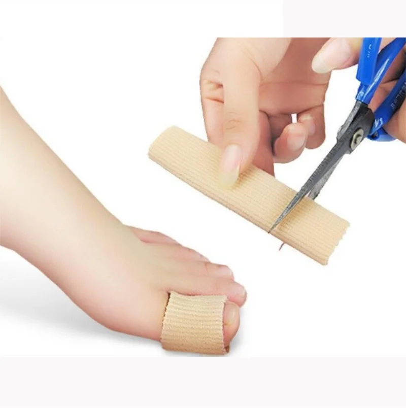 15cm Fabric Gel Tube Bandage Finger & Toe Protectors Foot Feet Pain