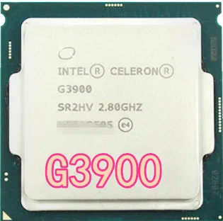 Процессор Intel Celeron G3900 g3900 2 Мб Кэш 2,80 ГГц LGA1151 двухъядерный настольный процессор может работать