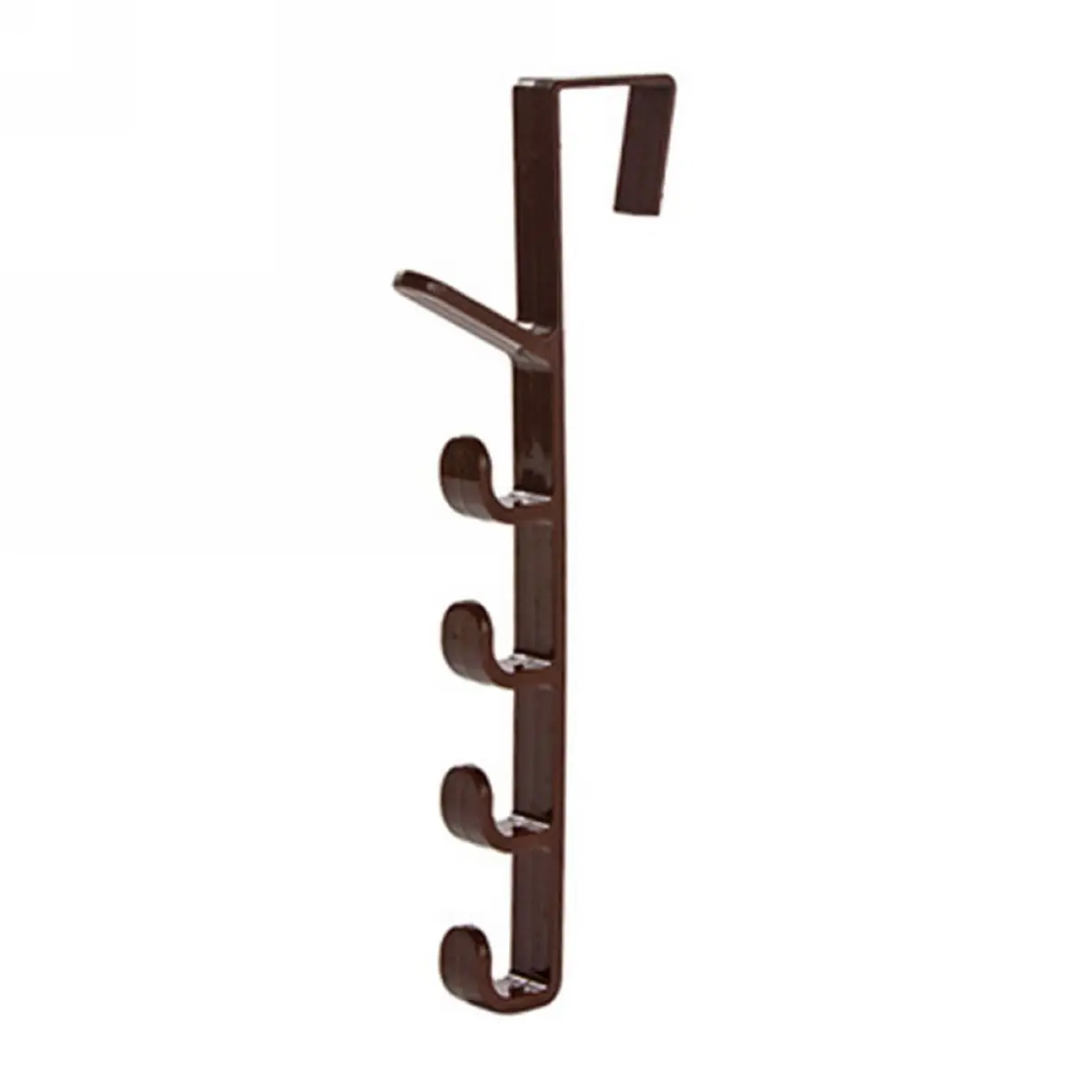 1pc Door Hanger Hook Plastic Storage Holder Hanging Rack Cabinet Back Rack Organizer Kitchen Multipurpurpose Hanging Hooks