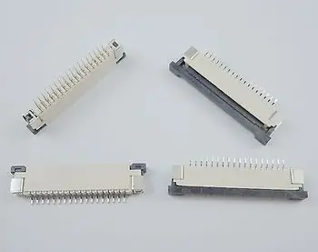 

10 Pcs FPC FFC 1mm Pitch 18 Pin Drawer Type Ribbon Flat Connector Top Contact