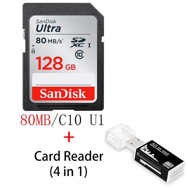 Original SanDisk Class 10 SD Card 128G 64GB 32GB 16GB Ultra Extreme