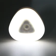 Universal LED Night Light AAA Battery Powered Light Sensor PIR Human Body Motion Bed Lamps Night Lamp For Children Baby