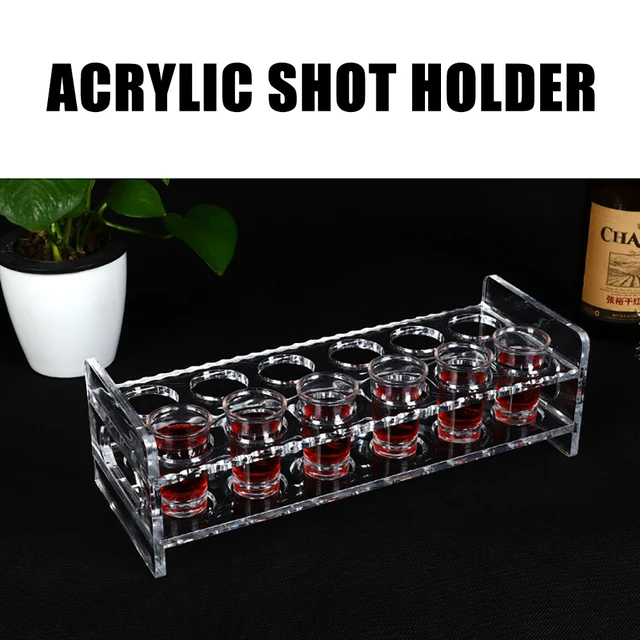 Buy 1Pcs Acrylic Shot Glass Holder Stylish Vintage