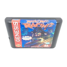 Рок-н-ролл гонки для 16 бит игры Карточная игра картридж для sega Mega Drive/Genesis система EUR/USA Shell