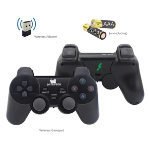 DATA FROG Video Game Console 4K HDMI Output Retro 600 Classic 64 Bit Family Video Games 2.4G Wireless Double Gamepad Console