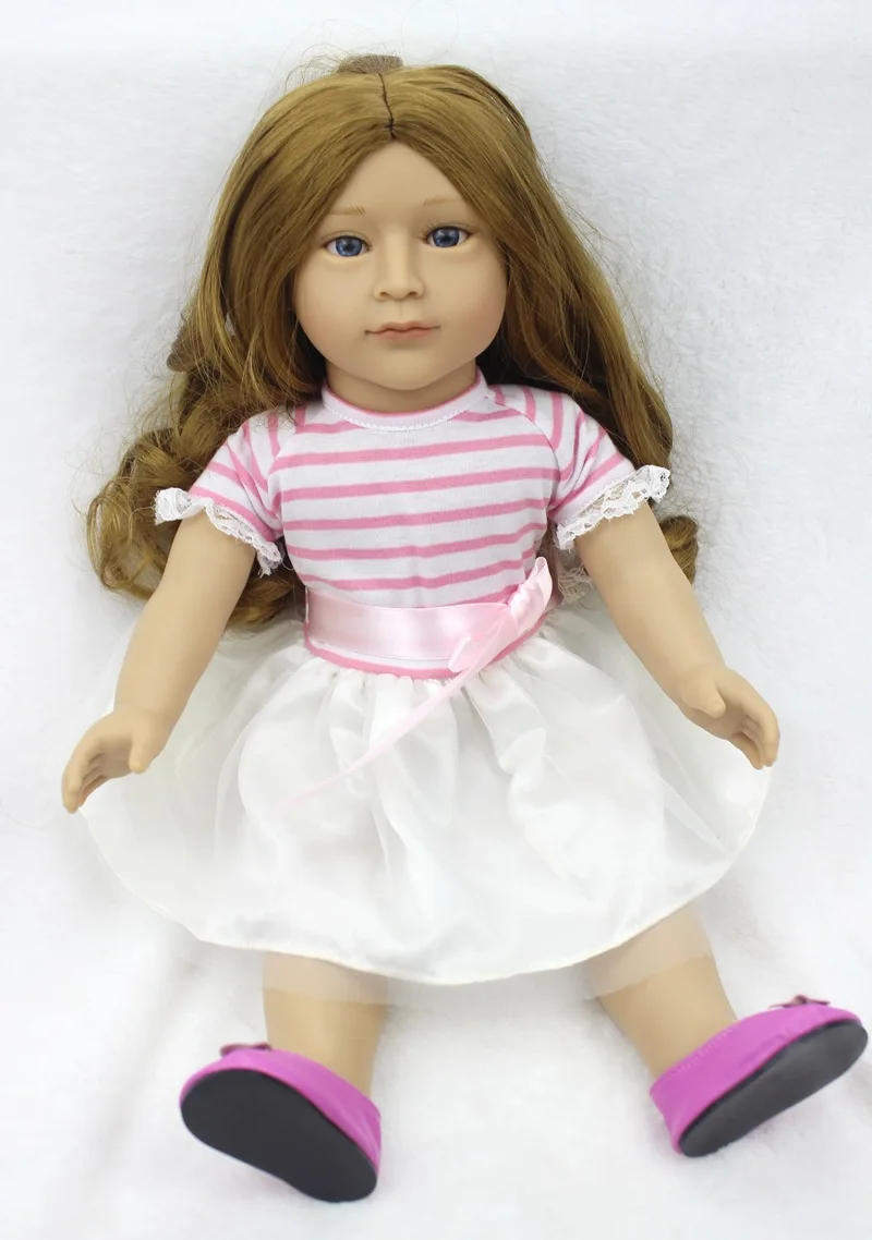 Pursue Hot 18 Inch/45 cm Novelty Soft Plastic American Girl Dolls
