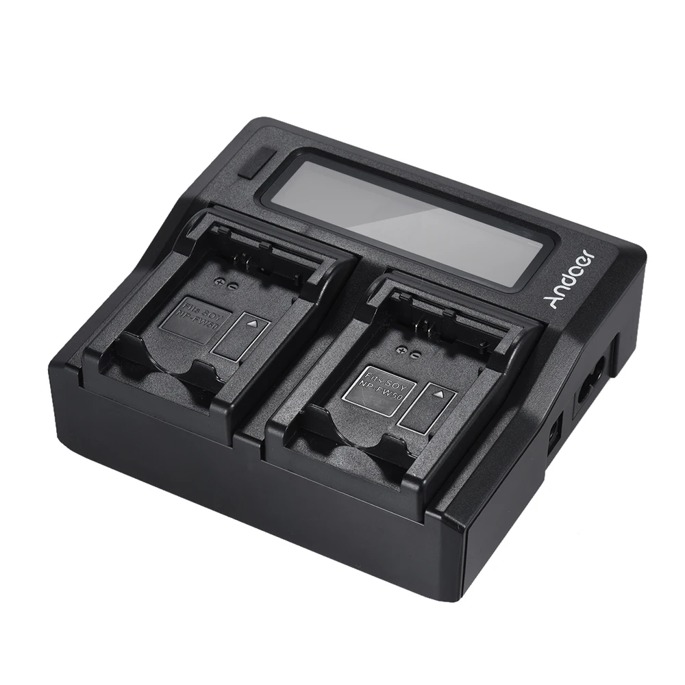 Andoer NP FW50 NPFW50 Двухканальное зарядное устройство для цифровой камеры Sony