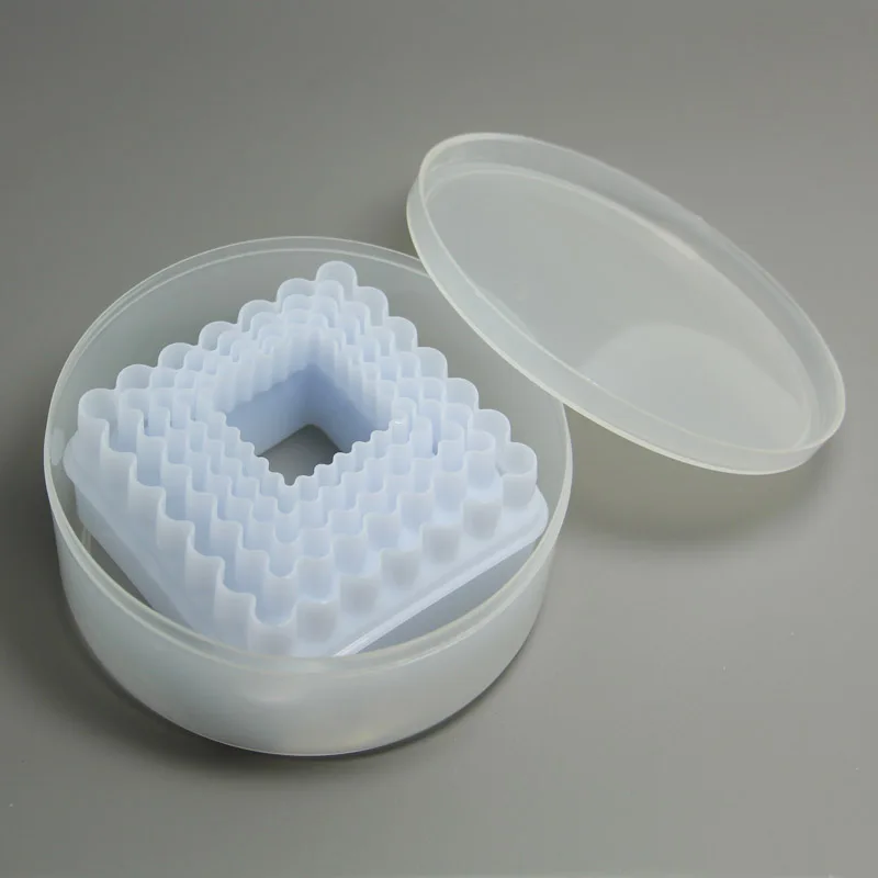 (6set/Lot)Free Shipping FDA High Quality Plastic 5pcs Square Shape Cookie Cutters Set | Дом и сад