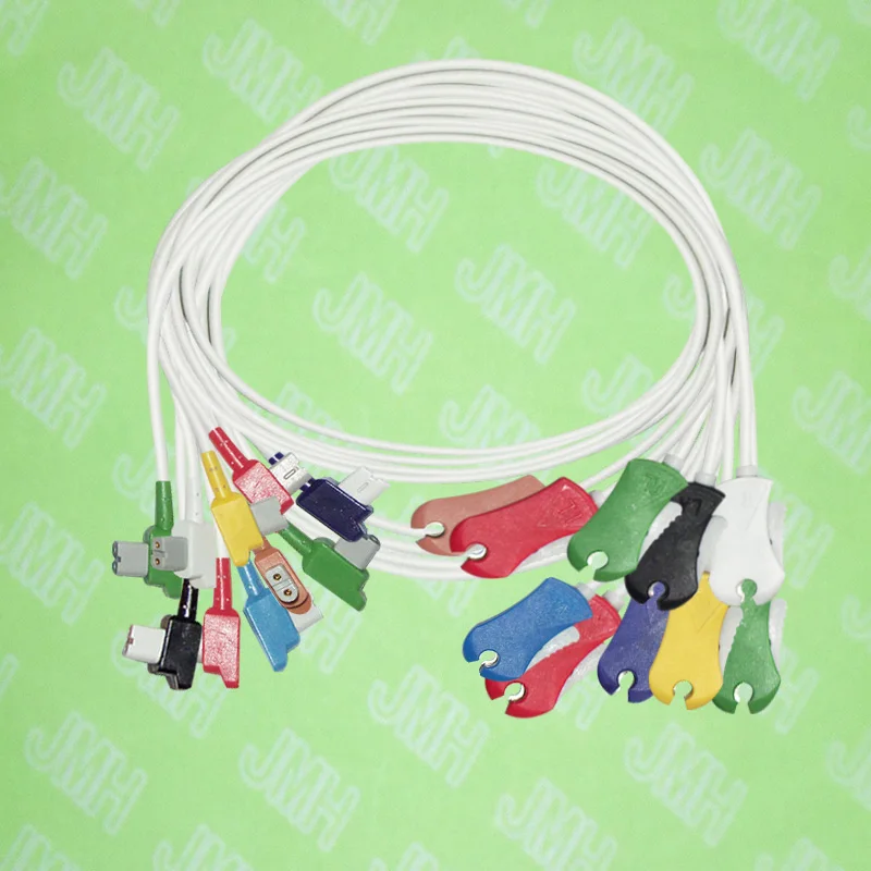 

Compatible with GE-Marquette EKG/ECG 10 lead the clip leadwires set,IEC or AHA.