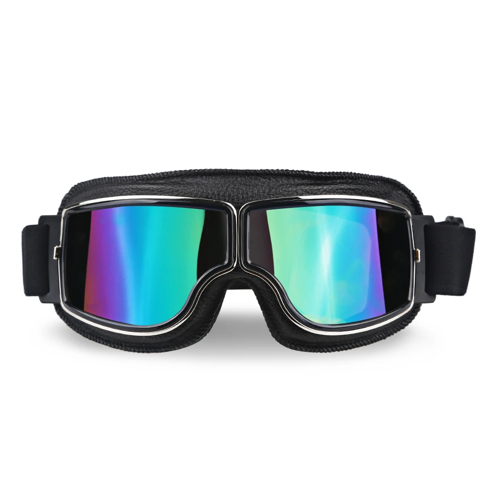 Байкерские мотоциклетные очки винтажные Gafas Oculos ретро велосипедные УФ