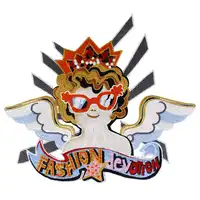 5pieces Large Embroidery Fairy Cupid Angel Wings Applique Patch Embellishment for Clothes Brand Badge Sewing Accessories TH1067