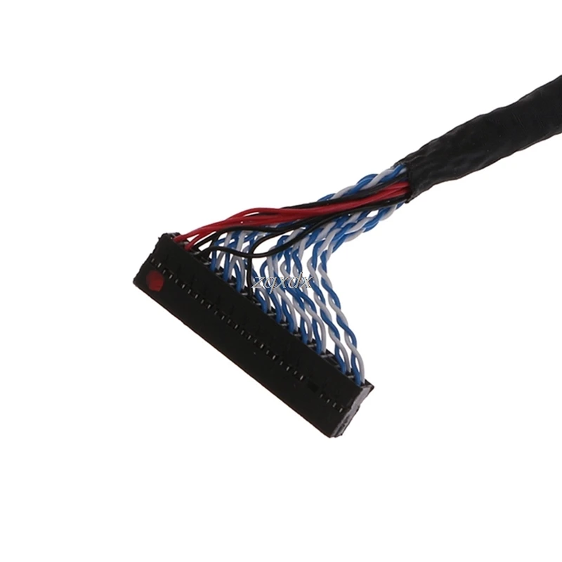 8 Bit LVDS Cable FIX-30 Pin 2ch For 17-26inch LCD/LED Panel Controller 25cm
