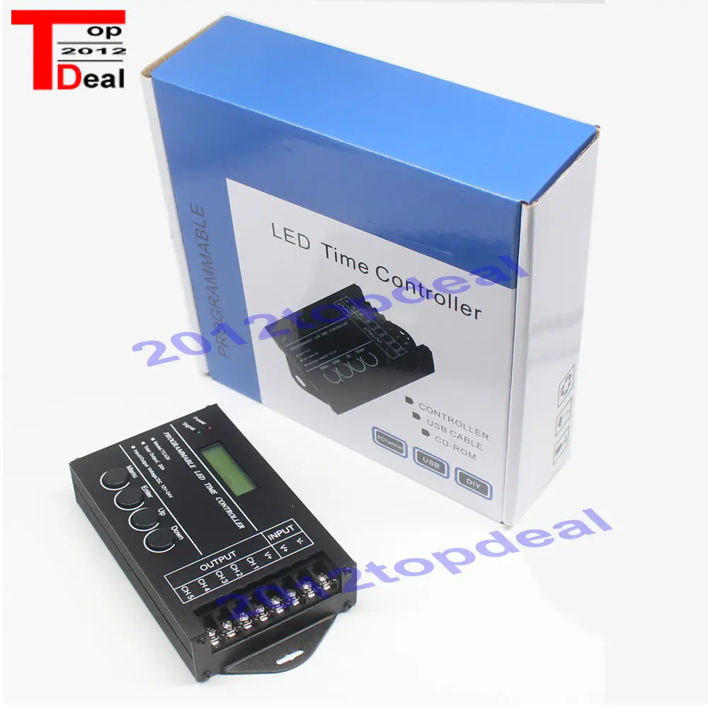 1-5 шт. TC421 DC12-24V новое подключение к Wi-Fi времени программируемый контроллер с 5CH для светодиодов
