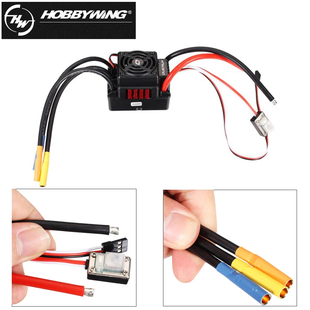 1pcs Hobbywing Quicrun 8BL150 Brushless Waterproof Sensorless 150A ESC Rock Crawler ESC For 1 8 Rc