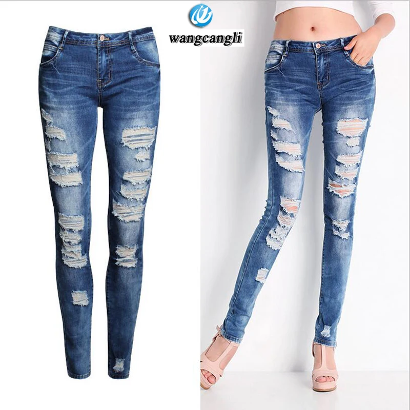 

New corners long trousers skinny jeans women 2017 Slim stretch female pencil women summer pants boyfriend jeans plus size femme