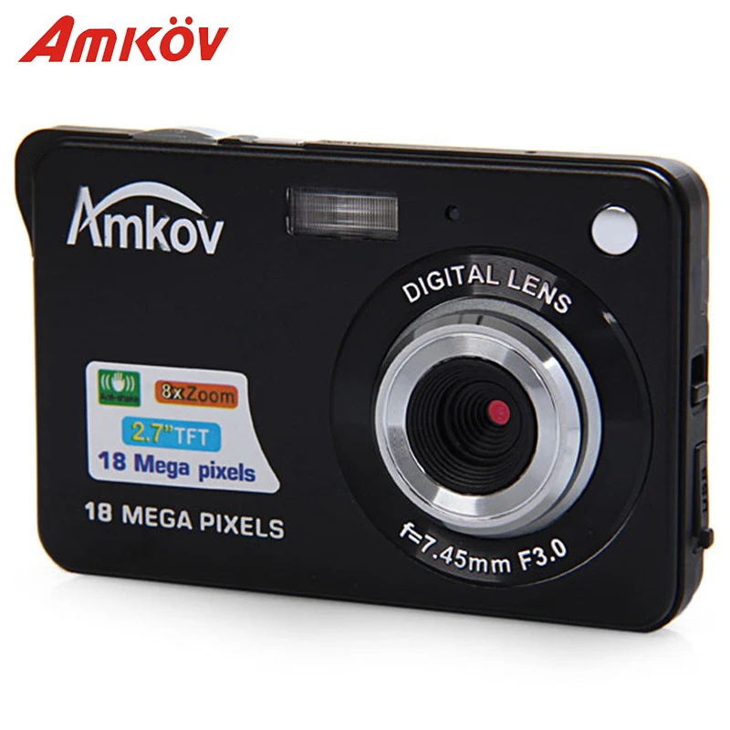Amkov AMK-CDC3 Professional Cameras Digital Cameras 2.7'' TFT 8mp 9.5 * 6 * 2cm Support Direct Print Mini Photo Camera HD Camera camera : image Amkov AMK-CDC3 Professional Cameras Digital Cameras 2.7'' TFT 8mp 9.5 * 6 * 2cm Support Direct Print Mini Photo Camera HD Camera camera