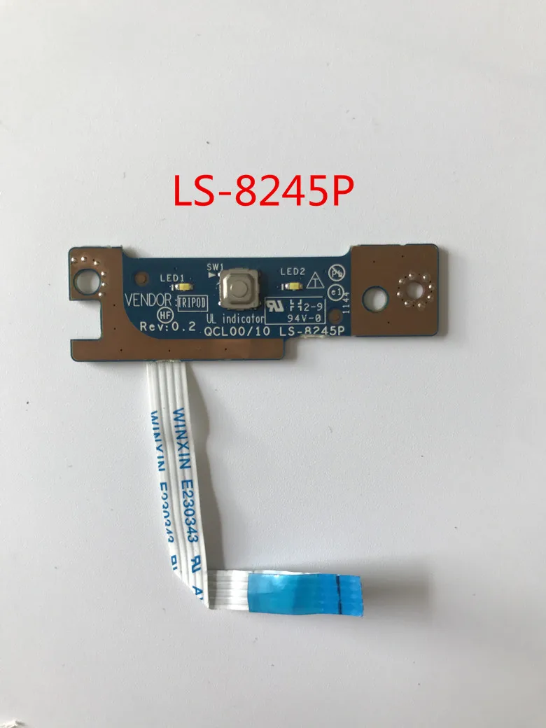 

LS-8245P fit for Dell Inspiron 15R 5520 7520 series Power Button Board with Cable