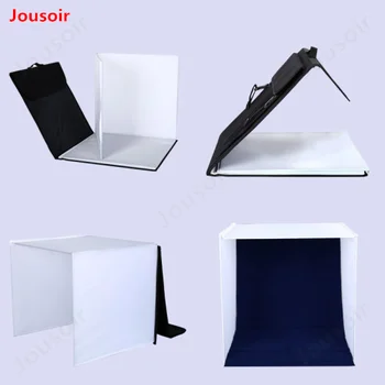 

40cm/16inch Table Photo Photography Studio Light Tent Kit With 4 Colors Backdrops&Rotatable Copy Stand&Spotlight lamps CD15