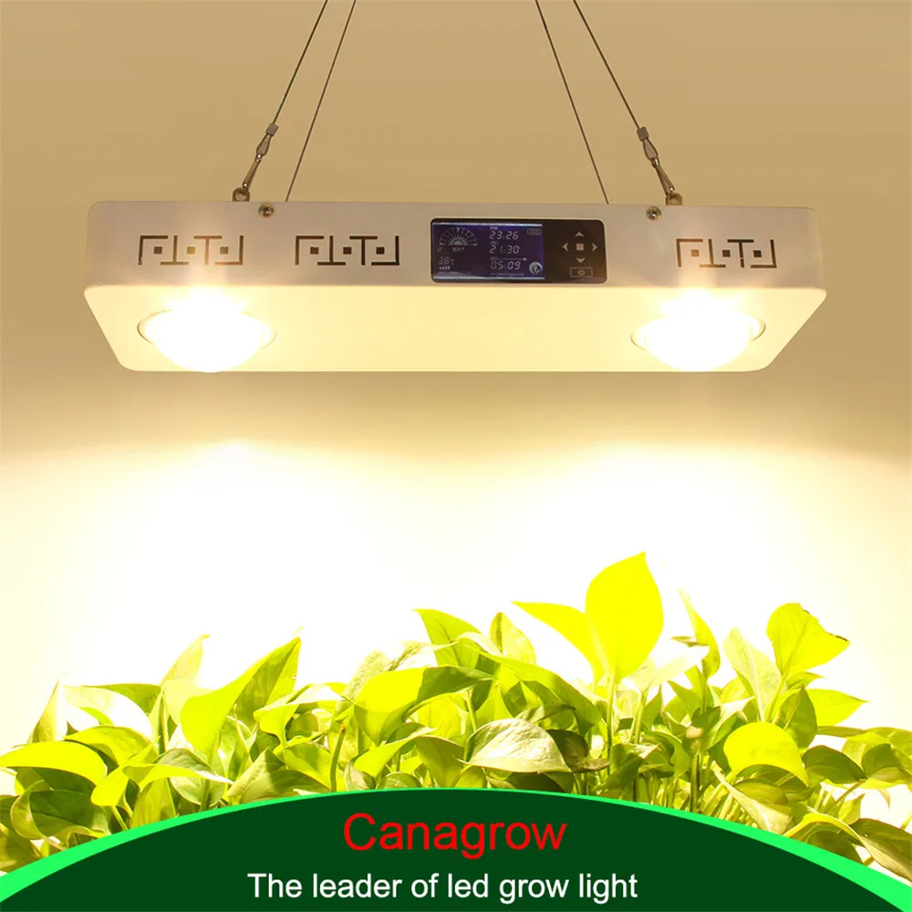 

Dimmable CREE CXB3590 200W 3500K COB LED vegetative light full spectrum with LCD display timer temperature control indoor plants