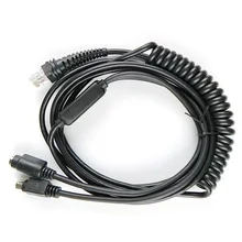 2шт сканер штрих-кода PS2 кабель, спираль, 5 м(17 футов), для HHP 1900g, 1300g, 1400g, 1200g, 1250g, PS2 интерфейс