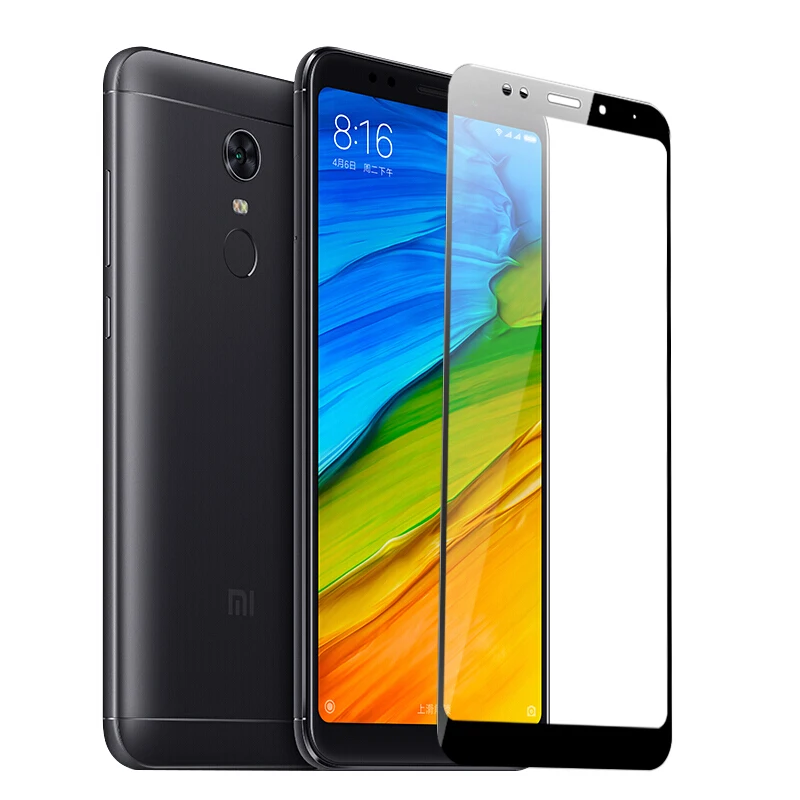Xiaomi Redmi 5 Plus Защитная пленка для экрана 9 H 3D Edge полное покрытие переднее закаленное