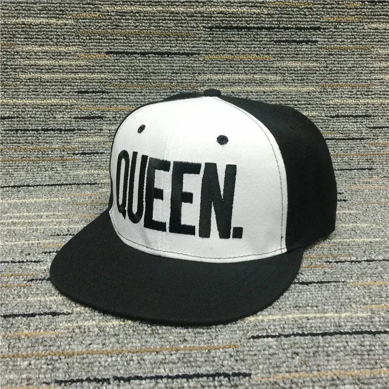 Лидер продаж, бейсболка с вышивкой KING QUEEN для мужчин и женщин, пара, бейсболка, подарки, модные кепки в стиле хип-хоп