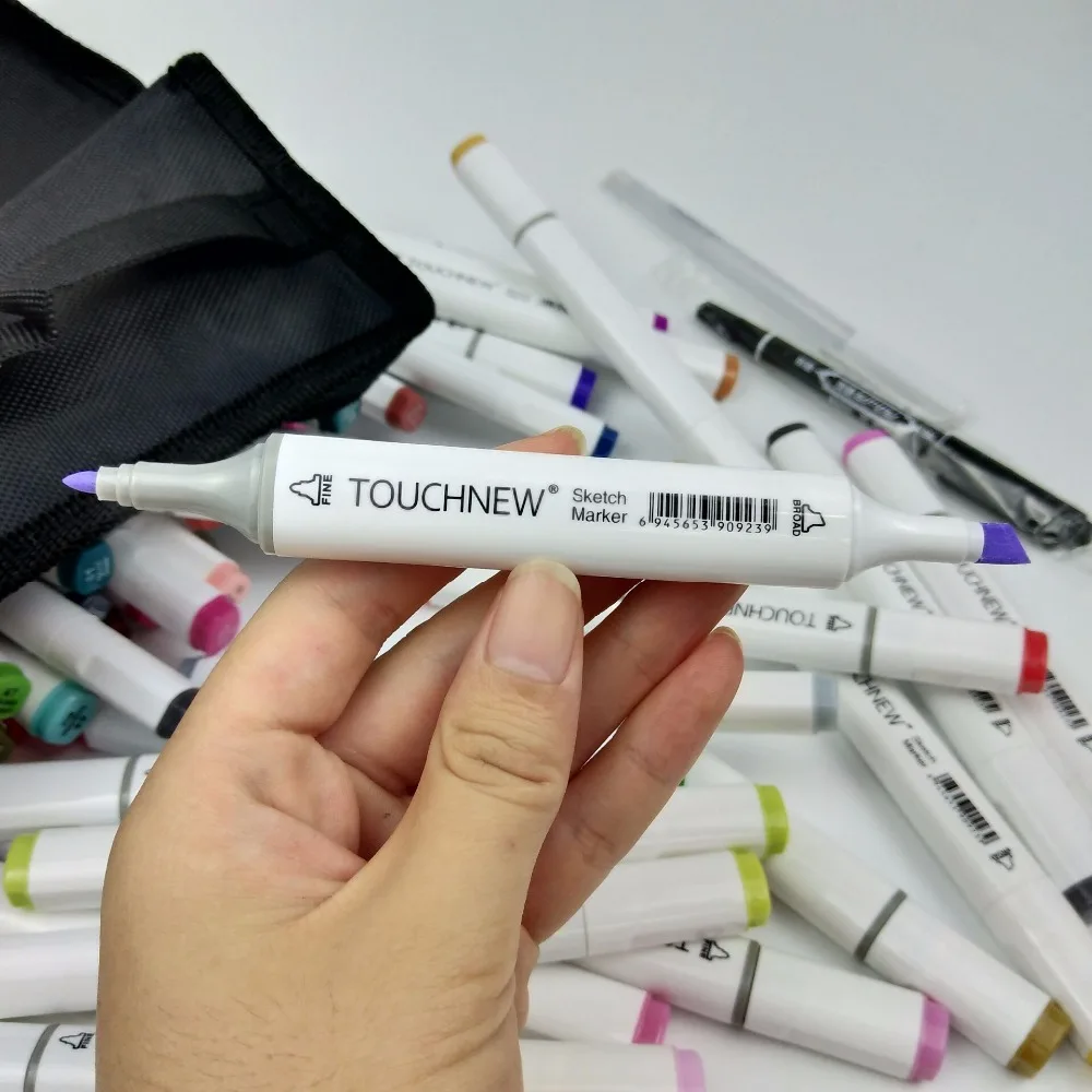 TOUCHNEW выбрать какой либо 10/20 Вт 30 Цвета алкоголь кисть маркеры эскиз фломастеры