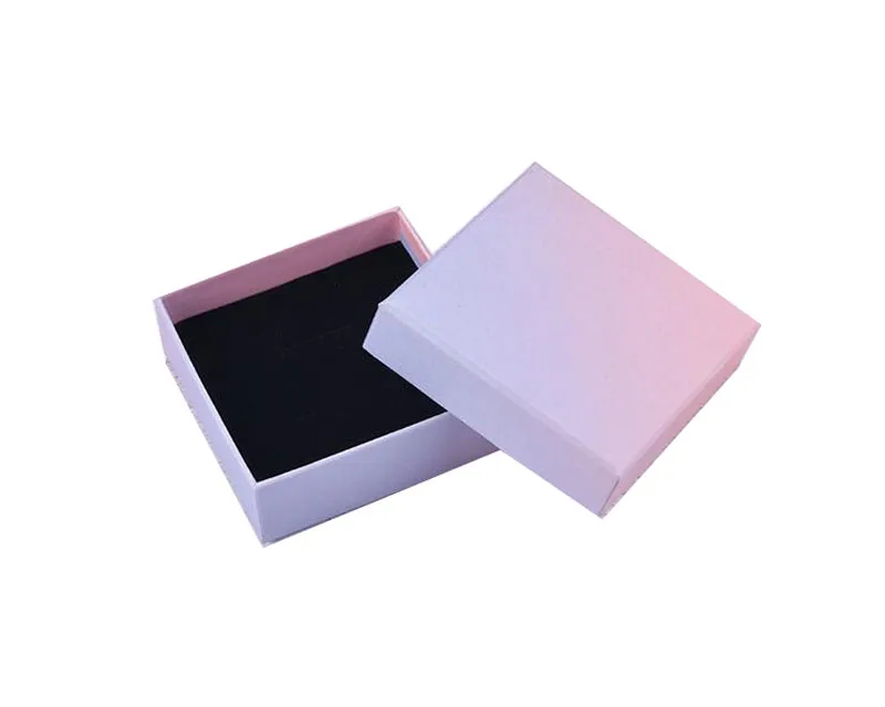 Цвет коробка для ювелирных изделий Бесплатная доставка Оптовая продажа 50 шт./лот Цепочки и ожерелья Серьги Кольца упаковка Коробки