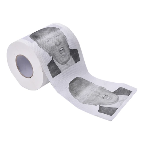 Трамп холлари Барак Обама туалетная бумага TP ролл забавная Новинка смешной подарок идея Трамп холлари туалетная бумага