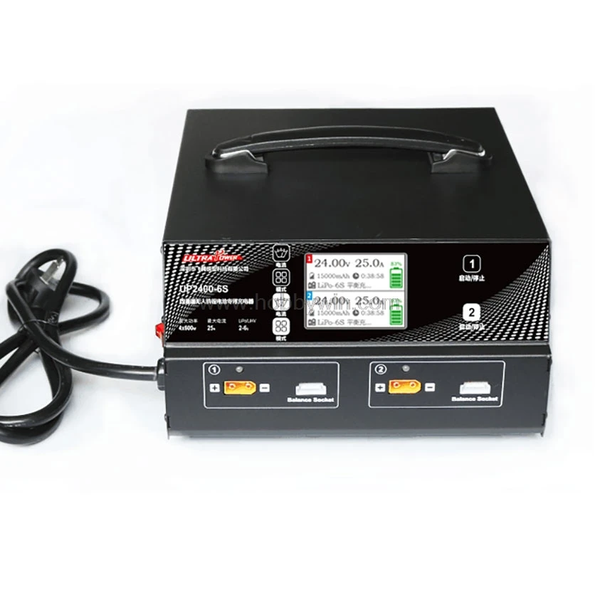 Aerops UP2400 4 Ch 6S 12 14S LiPo LiHV зарядное устройство макс. 25A на канал Зарядка для сельского