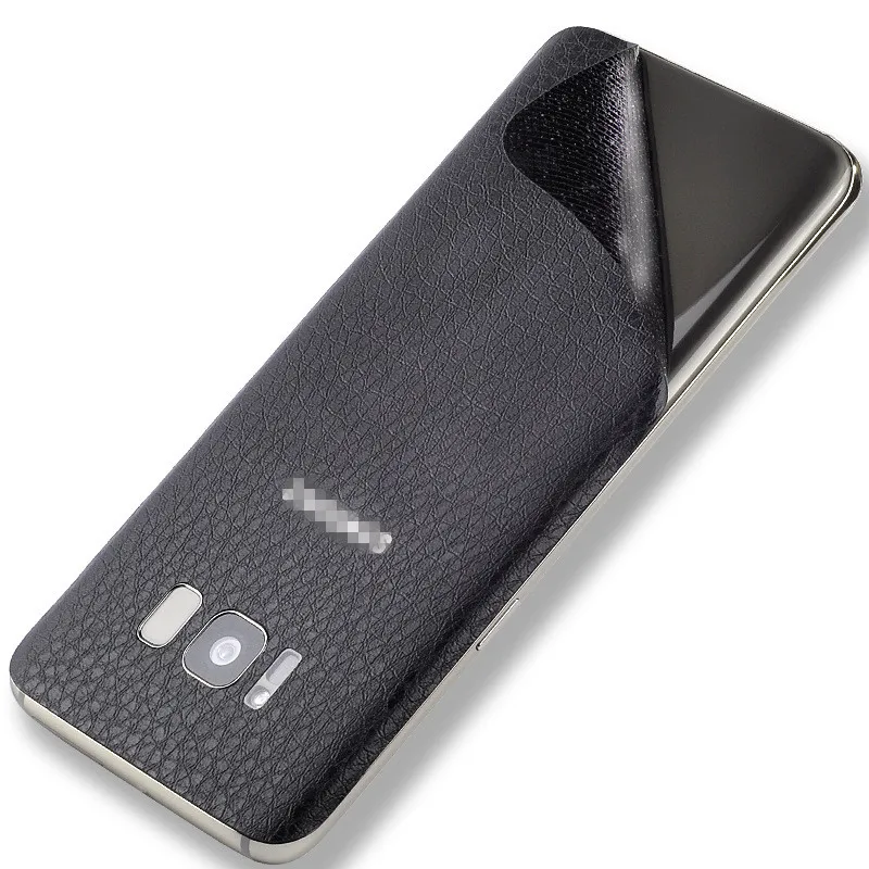 

Leather pattern For Samsung S8 Plus Case Back Film Screen Protector Protective Cover Stickers Color Paster Rear Decorative Film