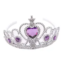 Tiara endereço de cabeça para crianças, acessórios de cabeça fofo de princesa coroa para meninas