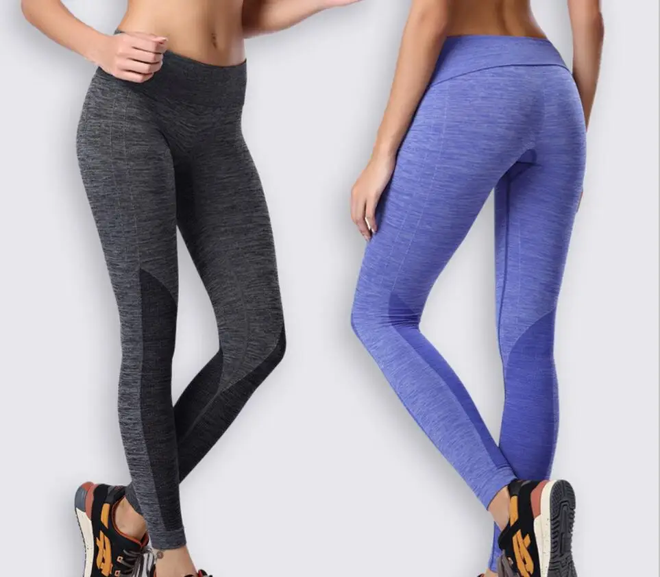 Womens yoga tights WorkOut Sports Gym Yoga Training Pants Stretch