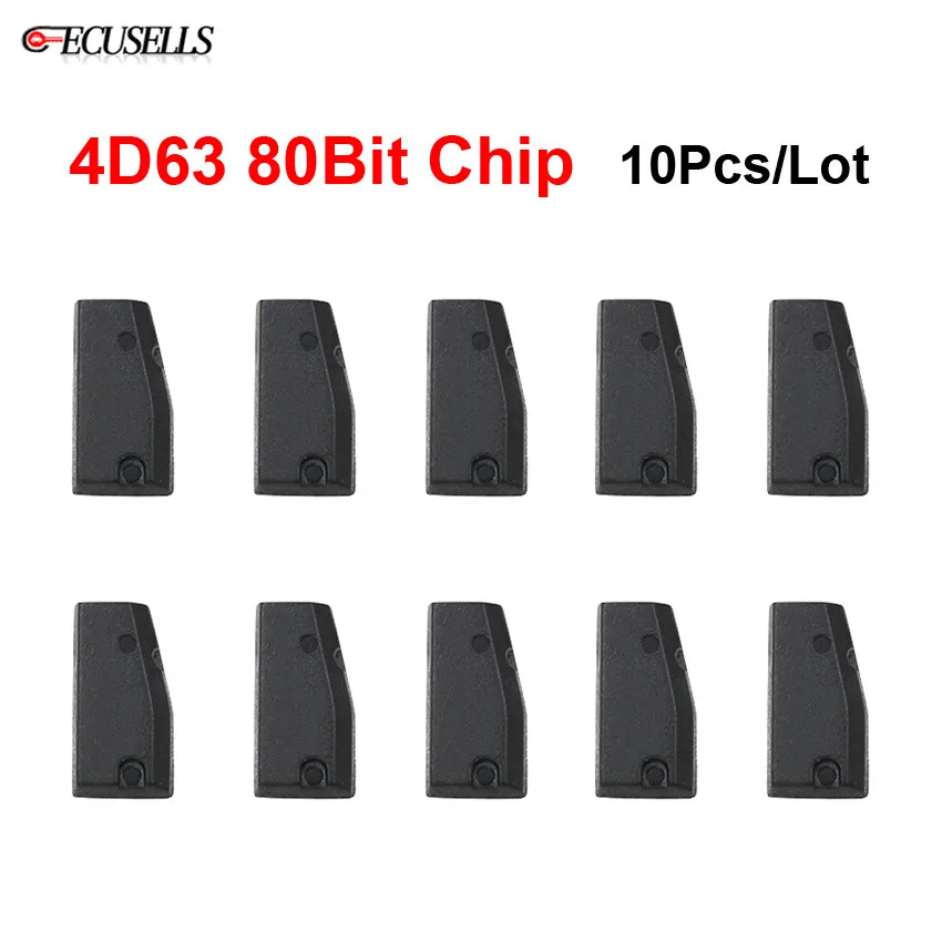 

10Pcs/Lot ID4D63 Chip Auto Car Key Virgin Transponder Blank 4D63 Chip 80 Bit ID83 for Ford for Mazda for Mecury for Lincoln