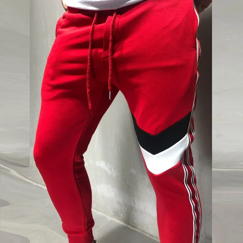 

Running Pants Men Men's Sportwear gym Clothing Fitness Sport Elastic Training Tracksuit Basketball Trousers Plus Size
