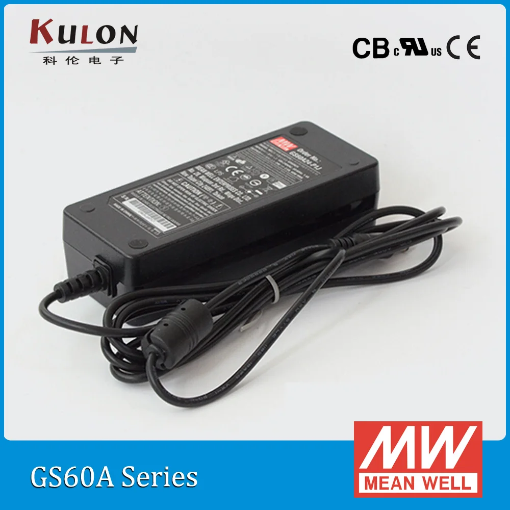 MeanWell 60W 5V GS60A05-P1J Power Adapter