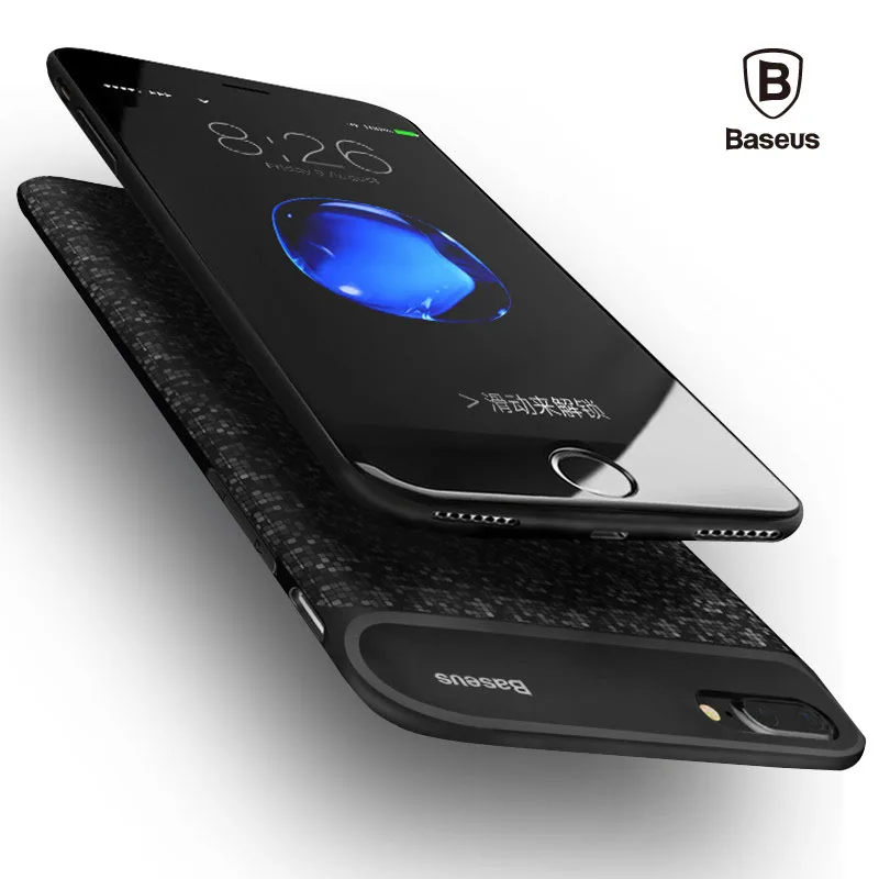 Baseus для iPhone 7 Plus чехол 2500/3650 мА/ч Комплекты внешних аккумуляторов резервного