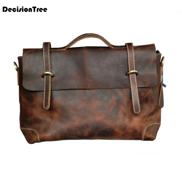 Aktentasche Messenger Taschen Grown Schulter Echtes Verkauf Leder Lfb51 Männer Top Umhängetasche dark Möglich Casual Grown Rindsleder qIC4tCvwO