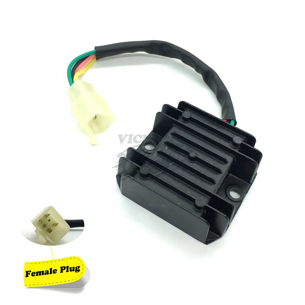 uxcell 5 Pin Metal Plastic Motorcycle Voltage Wiring Regulator Rectifier for GY6-125 uxcell 5 Pin Metal Plastic Motorcycle Voltage Wiring Regulator Rectifier for GY6-125